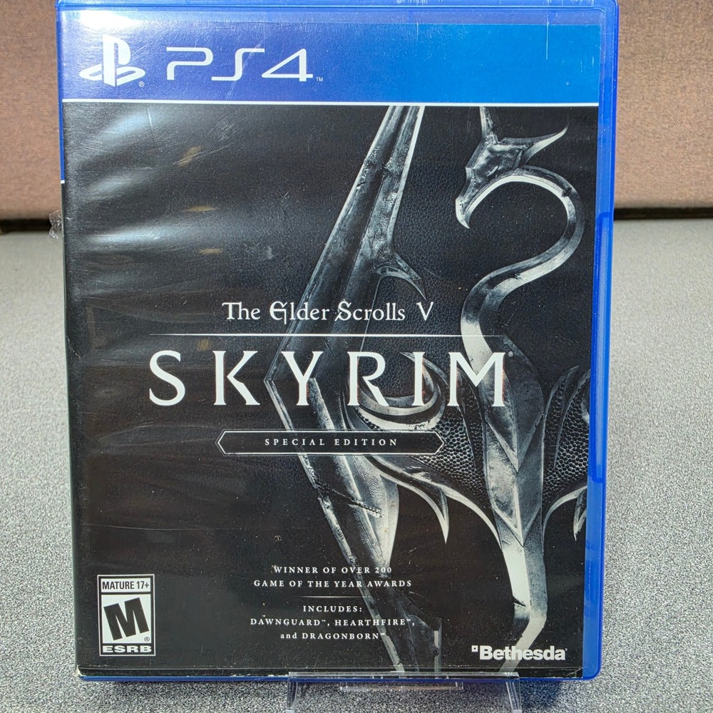 Bethesda Skyrim Special Edition PS4 Excellent DLC Included
